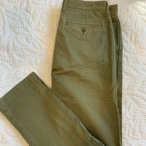 Green JCrew pants
